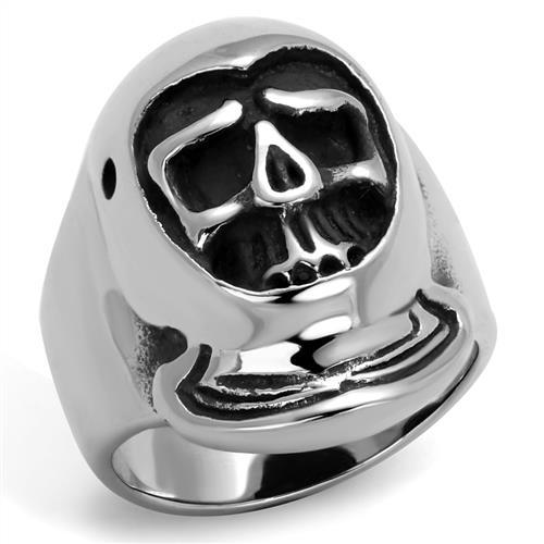 JCE1942 High polished (no plating) Stainless Steel Ring with No Stone