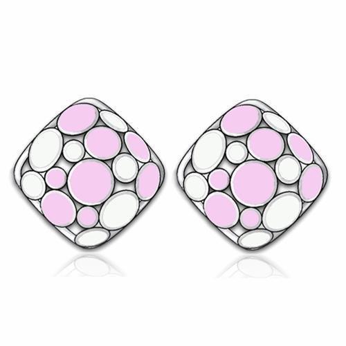JCE239 High polished (no plating) Stainless Steel Earrings with No Stone
