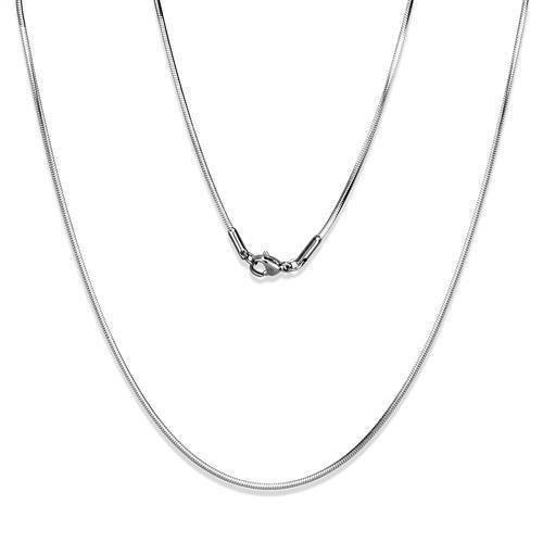 JCE2435 High polished (no plating) Stainless Steel Chain with No Stone