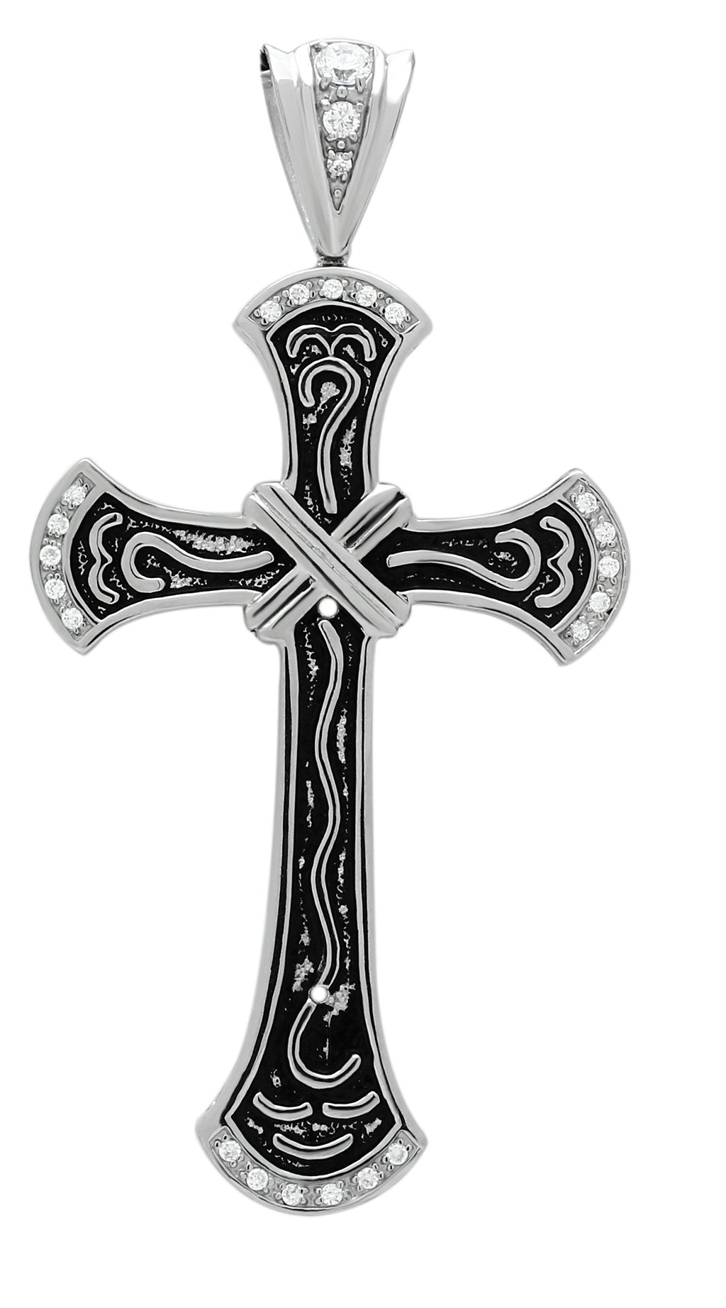 JCE456 High polished (no plating) Stainless Steel Chain Pendant with No Stone